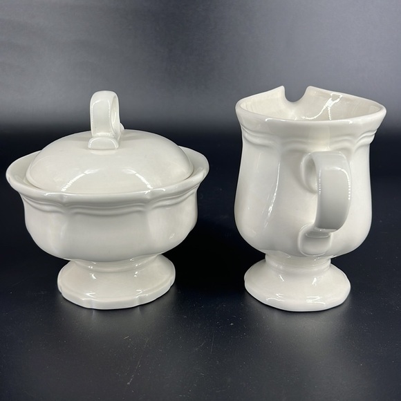 Mikasa French Countryside Creamer and Sugar Set - Picture 2 of 12